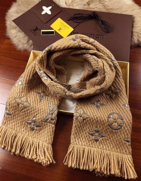 louis vuitton logomania scarf replica|louis vuitton logomania scarf review.